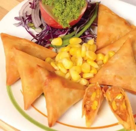 Sweet corn samosa